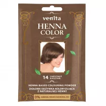 Venita Henna Color zioowa odywka koloryzujca z naturalnej henny 14 Kasztan 30 g