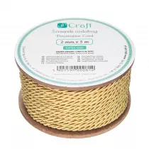 Dalprint Sznurek ozdobny z�oty 2mm x 5m