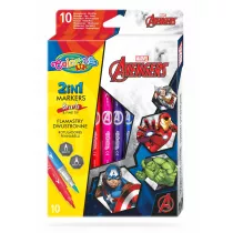 Patio Flamastry dwustronne Colorino Kids Avengers 10 szt.