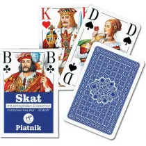 Karty do gry Skat. Talia od si�demek