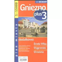 Gniezno plus 3. Plan miasta 1:15 000