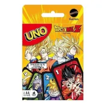 Uno Dragon Ball Z Gra karciana dla dzieci Mattel