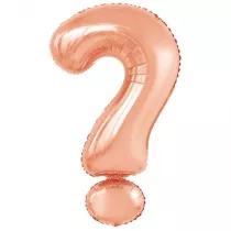 Amscan Balon foliowy znak ? r�owe z�oto 53x86cm