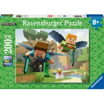 Puzzle dla dzieci 200 el. XXL Minecraft Ravensburger