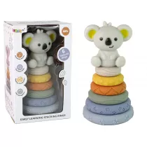 Piramida koala dla niemowlt Leantoys