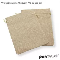 Penword Woreczki jutowe eco 20x15cm