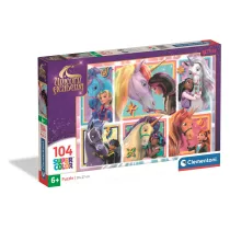 Puzzle 104 el. SuperColor. Unicorn Academy Clementoni