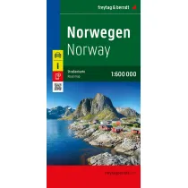 Mapa Norwegia 1:600 000