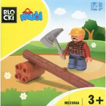 Klocki Blocki MUBI Figurka Drwal (zestaw uzupeniajcy)