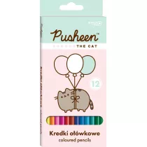 St. Majewski Kredki owkowe trjktne Pusheen 12 szt.