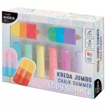 Kreda jumbo lody summer 8 elementw KIDEA