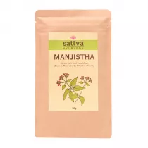 Sattva Maseczka zio�owa do twarzy i w�os�w manjistha 50 g