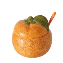 Boltze Ceramiczna cukiernica z yeczk Orange
