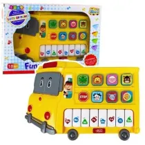 LeanToys Pianinko edukacyjne Autobus ��ty