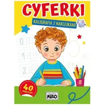 Cyferki. Kaligrafia z naklejkami