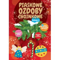 Piaskowe ozdoby choinkowe. Zestaw 2