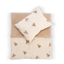 Po�ciel w misie do ��eczka dla lalki do 46cm Asi