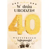 Armin Style KARNET URODZINY 40 B6 Z KOP AS CE-03 FOL