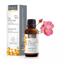 Nikel Olejek z kwiatw dzikiej ry i pelargonii wygadzajcy zmarszczki, naturalny 30 ml
