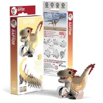 Puzzle Dinozaur Raptor Eugy. Eko Uk�adanka 3D Qelements