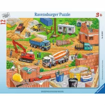 Puzzle 12 el. Co tu pasuje? Plac budowy Ravensburger