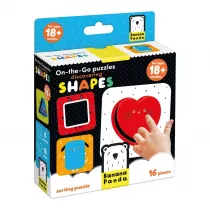 Puzzle 16 el. On-the-Go - Discovering Shapes Banana Panda