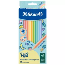 Pelikan Kredki drewniane Pastell 12 szt.