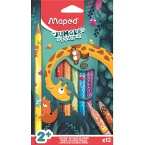 Maped Kredki Jumbo Jungle Fever tr�jk�tne 12 szt.