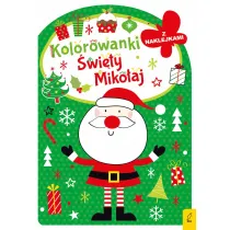 �wi�ty Miko�aj. Kolorowanka z wykrojnikiem
