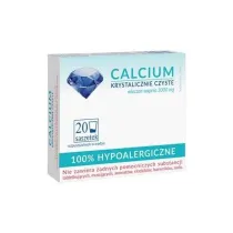Uniphar Calcium krystaliczne czyste - suplement diety (uszkodzone opakowanie) 20 sasz.