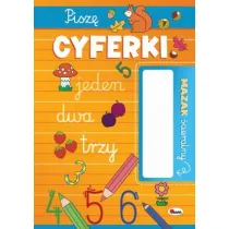 KSIAZECZKA EDUK A4 PISZE CYFERKI PISAK SCIER AWM