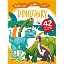 Naklejkowy zawr�t g�owy. Dinozaury