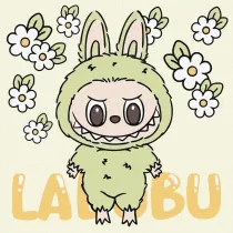 Ideyka Malowanie po numerach - Weso�y Labubu 25x25cm