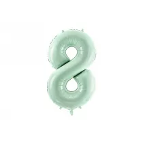 PartyDeco Balon foliowy 8 zielony 72cm