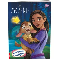 Disney yczenie. Kolorowanka z naklejkami