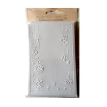 Galeria Hobby Karnety t�oczone + koperty 5 szt Bombki