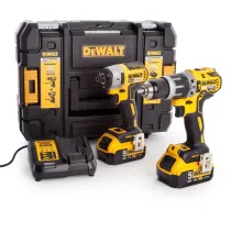 Dewalt Zestaw combo 18v (dcd796+dcf887) 2x5,0ah ds150 dck266p2t