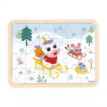 Drewniane puzzle Gry Janod