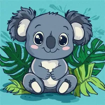 Malowanie po numerach - Weso�a koala Kids Ideyka