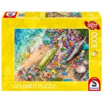 Puzzle 1000 el. PQ Skarby z pla�y Schmidt