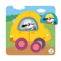 Puzzle mini 5 el. Sorter. Samoch�d Dodo