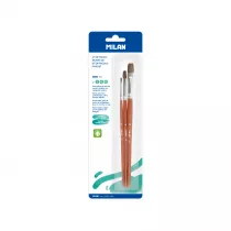Milan P�dzle p�askie z w�osia koziego serii 121, nr 2, 8, 12 3 szt.