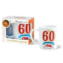 Kukartka Kubek Premium Urodziny 60