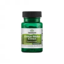 Swanson Ginkgo Biloba 24% ekstrakt 60 mg - suplement diety 30 kaps.