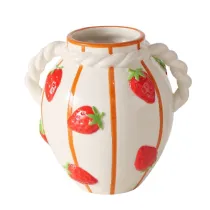 Boltze Wazon ceramiczny wzr w truskawki Fresas