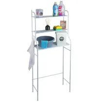Bathroom Solutions Metalowa pka stojca nad pralk 62x25xh155cm