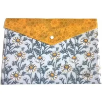 Fresh Teczka A4+ plastikowa z klipsem Stokrotki