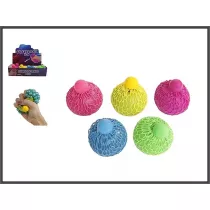 Pi�eczka do �ciskania neon per�a 6cm Hipo