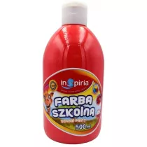 InSpiria Farba szkolna czerwona 500 ml