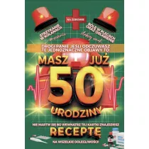 Yeku Karnet Urodzinowy z recept� 50